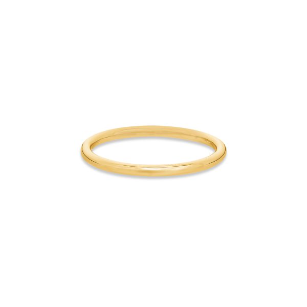 טבעת חוט זהב קלאסית חלקה